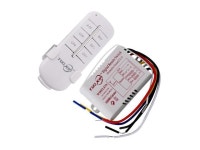 RF Wireless Remote Control Switch, 1/2/3/4 Ways Wireless ON/Off Light Lamp Remote Control Switch, AC180-240V 1000W, Wireless ON... 