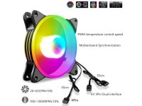 Weastlinks 12cm 5V PWM PC Case Fan Addressable ARGB CPU Cooling... for Desktop Chassis 4Pin Cooling Fan 120mm for PC - Newegg.com