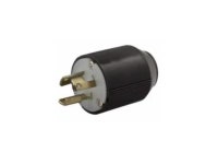 Eaton Wiring 4771N, 15 Amp Locking Plug, NEMA L7-15, Phenolic, Black, compatible with #16-#12 AWG, ideal for industrial... 