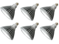 (case of 6) GE LED PAR38 - 14 watt, 840 Lumen, 40 Deg. Flood, 2700K Warm White, silver, medium base, dimmable - Newegg.com