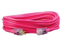 southwire 2578sw000a 50-foot 12/3 neon all purpose extension cord, made in the usa, water resistant vinyl jacket, heavy duty... 