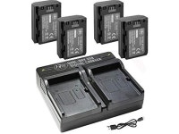 bm premium 2 pack of np-fz100 batteries and dual bay charger for sony alpha 1, fx3... a9, alpha a9 ii, alpha 9r, a9r, - Newegg.com