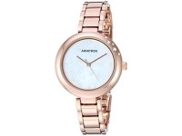 armitron womens 75/5588mprg genuine crystal accented rose gold-tone bracelet watch - Newegg.com