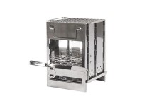 rothco stainless steel folding camp stove wood burning camp stove portable backpacking stove grill - Newegg.com