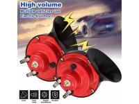1 Pair 12V 110DB Snail-shaped Train Horn For Trucks Car Boat Motorcycles - Newegg.com