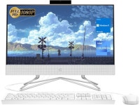 HP All-in-One Desktop, 21.5 FHD Display, Intel Celeron J4025 Processor, 12GB DDR4 RAM, 256GB PCIe SSD, Webcam, WiFi, HDMI, RJ-45... 