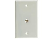 Cable Wholesale Telephone Wall Plate RJ11 4C White Smooth - Newegg.com