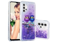 Liquid Shiny Quicksand Clear Soft Tpu Silicone Shockproof Protection Cover For Samsung Galaxy A32 5G Couple Owl Ls Xy - Newegg.com