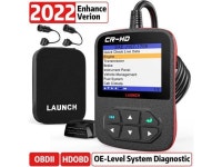 Launch CR-HD OBD2 HDOBD Scanner for Heavy Duty Truck Check Engine Light Erase Error Code Reader O2 Sensor OBD 2 Diagnostic Scan... 