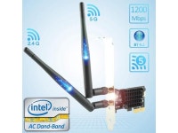 Ubit AC1200 PCIe WiFi Card for PC with BT 4.2 | Dual Band Wireless Network Adapter WiFi Card with Heat Sink Technology | for... 