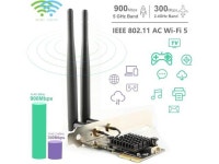 Ubit AC1200 PCIe WiFi Card for PC with BT 4.2 | Dual Band Wireless Network Adapter WiFi Card with Heat Sink Technology | for... 