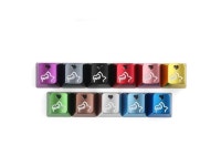 1 pc Cat Paw Mechanical Keyboard Keycap Aluminum Alloy CNC Anod Metal Transparent Backlit Cherry Profile ESC Personality Game PC... 