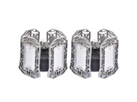 Ginour 2PCS 120W LED Garage Light Foldable Deformable Garage Ceiling Lamp 4 Panel 96LED 12000LM 85-265V - Newegg.com