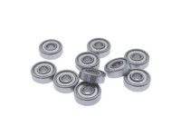 10pcs 604ZZ bearing 4*12*4mm 604 604Z miniature bearing metal sealed bearing carbon steel bearings hardware transmission parts... 