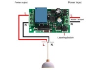 RF Switch Remote Control AC 85~220V 1CH Relay Receiver for Universal Garage Control & Electrical Device of LED & Motor & Pump... 