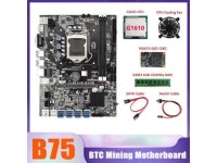 B75 BTC Miner Motherboard 8XUSB+G1610 CPU+DDR3 4G 1333Mhz RAM... ca B75 BTC Miner Motherboard 8XUSB+G1610 CPU+DDR3 4G 1333Mhz RAM... 