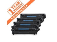 4 New Q2612A Black Laser Toner Cartridge For HP 12A Q2612A HP LaserJet Printer 1010 1012 1015 1018 1020 1022 1022n 1022nw 3015... 