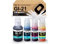 TESEN GI21 Compatible Refill Ink Bottle Replacement for GI21 GI-21 Color Ink Kit for G1220 G2260 G3260 Printer 4-Pack Color... 