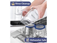 KOIOS Small Food Processor with 2 Bowls (8 Cup+8 Cup) & 2 Sets Bi-level Blade, 2L Electric Food Chopper Meat Grinder for Meat... 