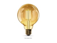 60-Watt Equivalent G30 Dimmable Cage Filament Amber Glass E26 Vintage Edison LED Light Bulb, Warm White Feit Electric# G3060/VG... 
