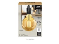 60-Watt Equivalent G30 Dimmable Cage Filament Amber Glass E26 Vintage Edison LED Light Bulb, Warm White Feit Electric# G3060/VG... 