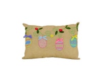 Pillow - Off-white Polyester Blend Fabric - 18-inL x 4-inW x 10-inH - Spring Seasonal Decoration #AH63PFY210151 #5375776 - Newegg.com