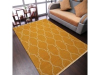 Rugsotic Carpets Hand Woven Flat Weave Kilim Wool 4x6 Area Rug Contemporary Gold D00129 - Newegg.com
