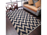 Rugsotic Carpets Hand Woven Flat Weave Kilim Wool 4x6 Area Rug Contemporary Blue White D00133 - Newegg.com