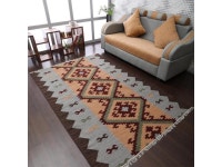 Rugsotic Carpets Hand Woven Flat Weave Kilim Wool 4x6 Area Rug Contemporary Multicolor D00137 - Newegg.com