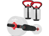 STOZM Weightlifting Accessories Set Adjustable Fitness Set with 2X Kettlebell Handles & Base, 2X Dumbbell Handles, 4X Screw Nuts... 