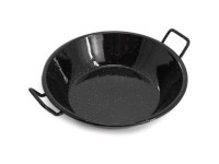 Oster Castillo 9.5 Inch Enameled Steel Paella Pan in Speckled Black - Newegg.com