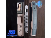 Top. Go 3D Face Smart Door Lock Security Face & Camera Monitor Intelligent Fingerprint Password Electronic Key IC Unlock - Newegg.com