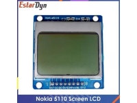Smart Electronics LCD Module Display Monitor Blue backlight adapter PCB 84*48 84x84 lcd 5110 Nokia 5110 Screen for Arduino... 