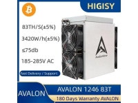 New Avalon Miner 1246 83TH/s Bitcoin Miner Asic Miner Crypto... com New Avalon Miner 1246 83TH/s Bitcoin Miner Asic Miner Crypto... 