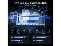 4K Mini PC Computer Win 11Pro, Intel 12th Gen N95 (up to 3.... 2 SSD Desktop Computers, Micro PC Support 4K UHD, Dual Gigabit... 
