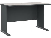 Bush Business Furniture WC8448A Series A 48W Desk in Slate and White Spectrum - Newegg.com