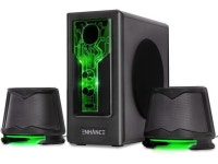 Sound System, AC Powered & 3.5mm, Volume and Bass Control, Compatible with Gaming PC, Desktop, Laptop Green/Black - Newegg.com