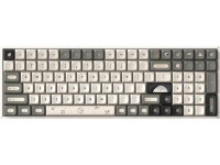 iQunix Hitchhiker RGB Gaming Keyboard, 96% Layout 100 Keys 2.4G & Bluetooth 5.1 Wireless Hot Swappable Mechanical Keyboard with... 