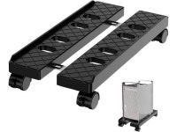 Adjustable Mobile CPU Stand, Ventilated Computer Tower Stand with 4 Caster Wheels Fits Most PC Tower, Under Desk CPU Holder PC... 