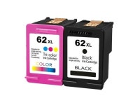 OIAGLH Portable Convenient Replacement Accessories For62 XL Ink Box Office Jet 200 250 258 5740 5741 8040 Black Colorful Set... 