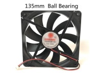 OIAGLH Silent 135MM Cooling Fan 13525 135*135*25MM Chassis Fan 13525 Thin 13.5CM 12V 0.4A 2PIN - Newegg.com