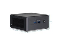 Intel NUC 11 Pro NUC11PAHi5 Core i5-1135G7 4-Core Mini PC Win 10 28W Intel Iris X Graphics Office Gaming Mini Desktop Computer... 