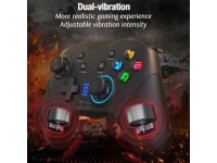 Wired Gaming Controller, PC Gamepad Joystick, Dual Vibration, Programmable Remap M1-M4, Game Console for Windows 7/8/10/ Laptop... 