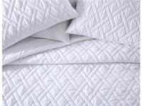 Larch 3 Piece Queen Comforter Set White - Newegg.com