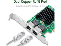 1.25G Gigabit Ethernet NIC with Intel 82576 Controller, 1Gb PCI-E Network Card Compare to Intel E1G42ET Ethernet Converged... 