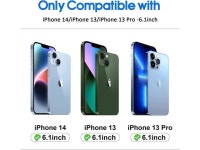 [2 Pack] Matte Glass Screen Protector Designed for iPhone 14 2022/iPhone 13/13 Pro, Install Frame/Bubble Free/Anti-Glare... 