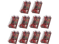 24 Pins ATX Power Supply Breakout Board and Acrylic Case Kit Module Adapter PC Power Connector Support 3.3V/5V/12V 1.8V-10.8V... 
