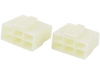 X-DREE 2 Pcs 6 Pin Male Socket 6.3mm Pitch PSU Power Supply PCB Board ATX Connector(2 Unids 6 P-in Macho Socket 6.3mm Pitch PSU... 