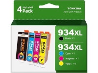 Printers (4 Packs) - Newegg.ca TOMKIRA 934 935XL Ink Cartridge Combo Pack Compatible Replacement  934 935 XL to Work with... 