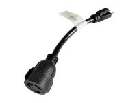 Parkworld 691791 Adapter Cord 15 Amp 5-15P Male to 30 Amp L6-30R Locking Connector Female - Newegg.com